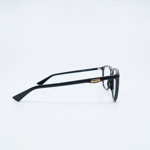 Gucci GG0332O 001 54mm Solid Black Gloss Acetate,New Men's Eyeglasses.